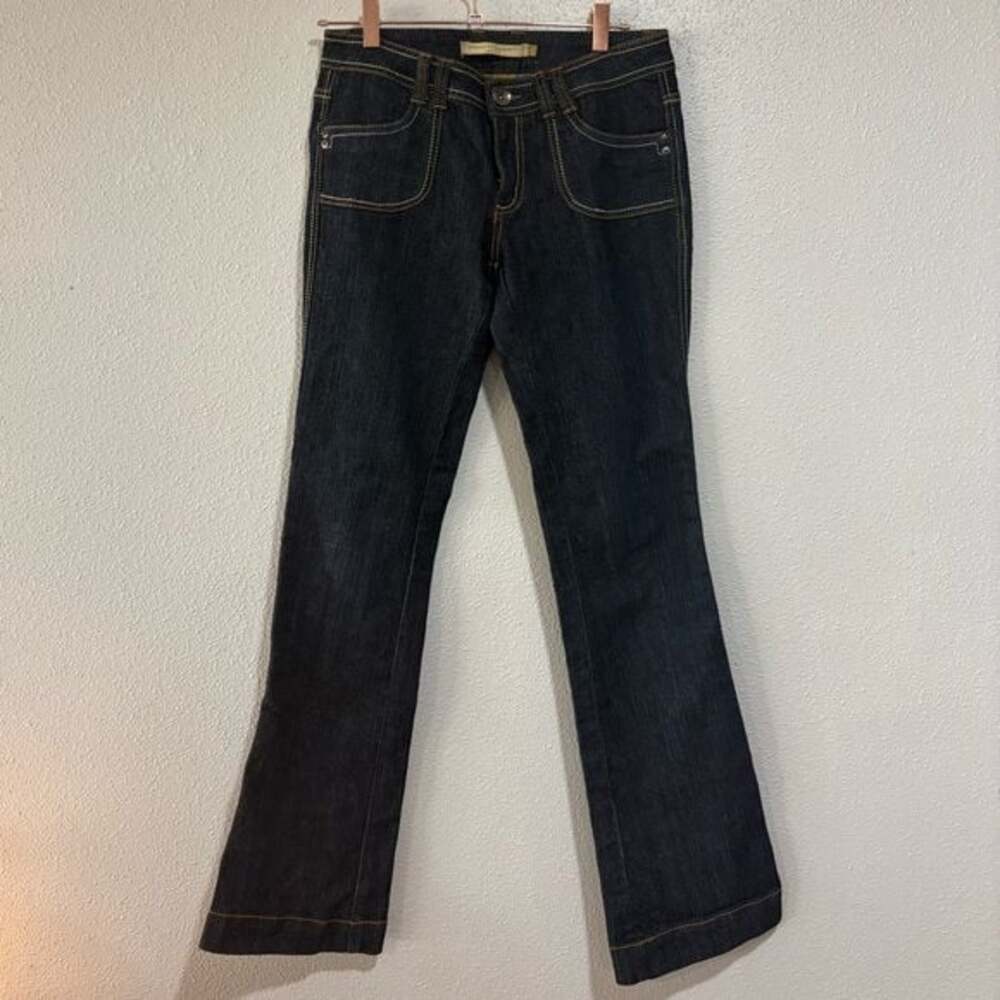 Boom Boom Women’s Size 5 Dark Wash Flare Jeans Y2K Style